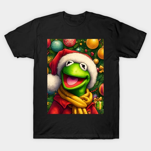 Puppet Wonderland: Festive Art Prints Featuring Whimsical Puppets for a Joyful Christmas Celebration! T-Shirt by insaneLEDP